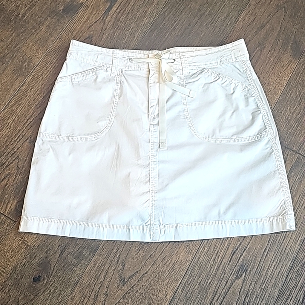 White Skort